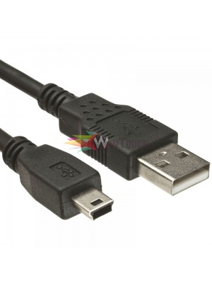 Καλώδιο DeTech USB - USB Mini, 1.5m, Black - 18071  Αξεσουάρ